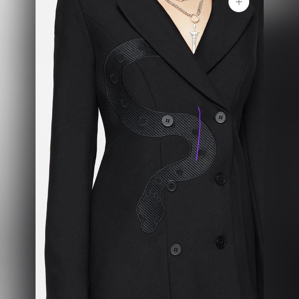 Disturbia Slither Blazer Dress - Picture 2 of 4
